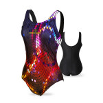 여자 실내 수영복 원피스 아쿠아로빅 빅사이즈 실내수영장 강습 여성 수영복 ASWU8301 : 아날도바시니 수영복