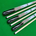 당구 큐대 카본큐대 프리미엄 메이플 풀 큐 스틱 125mm 팁 정밀 샷 높은 시각적 매력 긴 워터마크 디자인 : 얄리직구