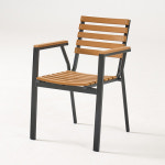 솔드D체어 팔걸이 카페 야외 테라스 베란다 모던 의자 : 가구온