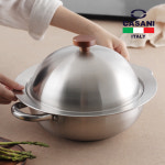 까사니 스텐 돔 찜판 (24-28cm) 찜요리 수육 채소 옥수수 단호박찜기 돔뚜껑 스티머 : 주부공식