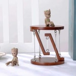 텐세그리티 무중력 반중력 공중 부양 의자 장식품 테이블 거실 아트 인테리어 예술 공예품 원목 장력 : GOODGOOD