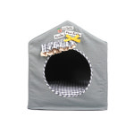 패리스독 리본 프레임 강아지 하우스 핑크 : 마리펫몰