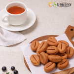 커피콩빵 450g(약 45개입 내외) 카페 디저트 간식 커피 플레인 바나나 슈크림 : 알앤알코리아