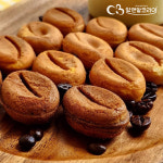 커피콩빵 450g(약 45개입) X 8봉 카페 디저트 간식 커피 플레인 바나나 슈크림 : 알앤알코리아