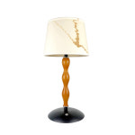빈티지 우드 물결 탁상 조명 / Vintage Wood Curved Design Table Lamp : STYXTYPE