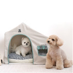 패리스독 뉴프레임 강아지 하우스 베이지 : 마리펫몰