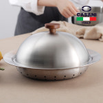 까사니 스텐 돔 찜판 (24-28cm) 찜요리 수육 채소 옥수수 단호박찜기 돔뚜껑 스티머 : 주부공식