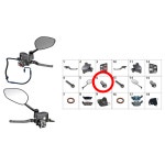 존테스 125M 브레이크 디스크 파이프 볼트 M10X1-22 1251100-112000 : 네모의 바이크부품