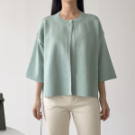 [무드무드] 스피어 트리밍 7부 니트 가디건 : 현대Hmall