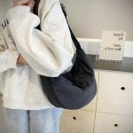 바나나크로스백 반달 가벼운 숄더 클로스백 : 조각보