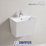 대림바스세면기 욕실 화장실 일체형 세면대 반다리세면기 교체 시공 CL370 부속포함 : DB라이프