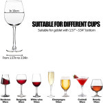 팩 유리 양주 캐비닛 Stemware 와인 위스키 안경 술 행 2 주류 3 장식장 홀더 : 직구허니