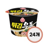 오뚜기 튀김우동 용기 큰컵 110g x 24개 : 스마트 라이프 스타일