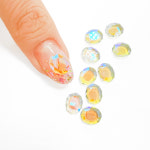 네일스톤 얼음네일 미러 글라스 스몰 스톤 5개입 (125) : 네일재료펙토리