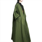 보헤미안룩 히피룩 우아한 윈드 브레이커 정장 2023 가을 V 넥 루즈 갤러리 코트 복고풍 국가 스타일 긴 겉옷 : 제브몰