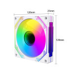 배기팬 LOVING COOL PC 컴퓨터 케이스 선풍기 데스크탑 LED 조명 효과 냉각 오라 싱크 환풍기 팬 5V 3 핀 Argb PWM 커넥터 : 모모컴파니