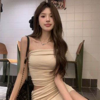 set 셔링 오프숄더 언발 미니스커트 페미닌 투피스 크롭 섹시 글램 청순 슬림핏 트렌디 휴양지 비치 바캉스룩 : WKND BLUE