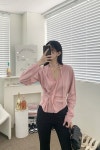 [클래시크/투웨이타이가디건] 비비드 투웨이 타이 봄 여름 가을 가디건 하객룩 페미닌룩코디 : 클래시크 CLACHIC