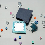 가죽공예키트 샤이닝 거울키링 만들기 가방참 포켓거울재료 백꾸키링 : 소울비쥬