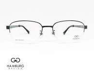함부르크 디자인 퓨어티타늄 그레이 반무테 깔끔한 데일리 안경테 h9906 반값구입가능 : 제이웍스라이프