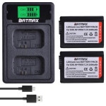 소니 배터리 USB 2Pcs NEX3 7R 알파 2000mAh 듀얼 a7R NP NEX3N : 우최15