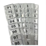 PVC 사각번호(소) 숫자 번호표 번호판 스티커 사물함 신발장 옷장 학교 사우나 찜질방 목욕탕 헬스장 : 리피아니몰