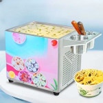 젤라또 철판 아이스크림기계 소형 아이스크림판 간식 : YOZMMARKET