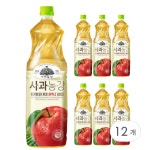 웅진 가야농장 사과 농장 1.5L PET (12개) 사과주스 과즙 : 빅퍼니스토어