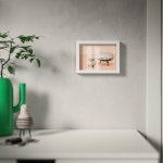 이케아 뢰달름 액자 화이트 13x18 cm 모던 카페 인테리어 : santteut