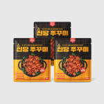 신당쭈꾸미 약간매운맛 500gx3팩 양념 주꾸미볶음 캠핑요리 음식 냉동밀키트 : 씨에이치엔
