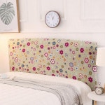 새로운 침대스커트 탄성 침대 헤드 커버 부드러운 편안한 보드 빨 다시 먼지 모든 항목을 포함하는 옆 수호자 F8756 : 디오상점