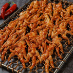 다인꼬꼬댁이 양념닭발 뼈없는 매운 불 닭발 (식당 닭발한접시) : 다인꼬꼬댁이