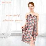 인콘트로 여성 실크 샤워가운 골프장 사우나 관리실 랩가운 : 인콘트로