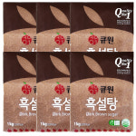 삼양사 큐원 흑설탕 1kg 6개 : 지누지누