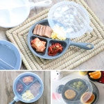 먹방그릇 손잡이 앞접시 나눔 반찬접시 : 쏭쏭나라