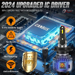 자동차 전조등 차량용 LED 헤드라이트 전구 750W H4 H7 300000LM CSP H1 H8 H9 H11 9005 HB3 9006 HB4 9012 라이트 자동 CANBUS... 