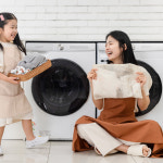 생각하는집 무형광 세탁망 아기 유아 속옷 빨래망 브라 이불 니트 대형 특대형 30x40 : 생각하는 집