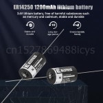 달린 리튬 1200mAh 배터리용 배터리 14250 개 계량기 차 ER CR14 : 우최15