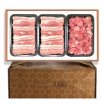 청풍명월 무항생제한돈세트청돈3호 삼겹살,삼겹살,전지 각500g 돼지고기 선물세트 : 뉴트리커널