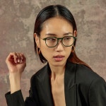 10%off 린다페로우 안경 LF16A C16 그린&골드 얇고 가벼운 사각 남녀 뿔테안경 : 유리아이