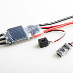 rc카 크롤러 자동차 브러시리스 ESC AM32 VE80A BEC 5.20-8.2V 조정 가능 1/8 1/10 RC LCG 섀시 축 SCX10 Traxxas TRX-4 MOA : 오광오광
