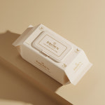 브라운 러브빌리프 골드 아이보리 아기물티슈 70매 캡형 10팩 : 브라운물티슈-스킨케어