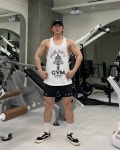 GYM 짐웨어나시 헬창나시 헬스 쿨링 머슬핏 민소매 운동나시 : 피지컬마켓