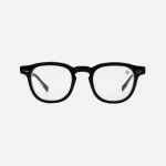 TVR TVR504 2024 spring 46 size 클래식 블랙 핸드메이드 아넬형 안경 : 더트루옵티컬