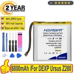 DEXP Ursus Z280 K18 K28 태블릿 pc용 100  6800mAh 배터리, 5 와이어 포함 : 대성코리아03