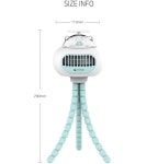 날개없는 선풍기 문어발 선풍기 탁상형 캠핑 BLDC모터 : Gomsinstore