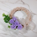 라탄 꽃 리스 DIY 라탄 공예 키트 만들기 재료 : 라탄스토리