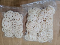 국산 무농약 세척연근 슬라이스 연근채 500g [원산지:국산(경상남도 밀양)] : 위즈 마켓