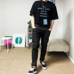 헬스오버핏반팔 텐타덤블 흰색면티 어깨넓어보이는반팔 : 리올 LYOL