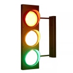 신호등 조명 카페 벽걸이 업소용 장식 소품 포차 간판 펍 등 통로 모양 감성 상가 인테리어 벽등 소품 : shoppingmon